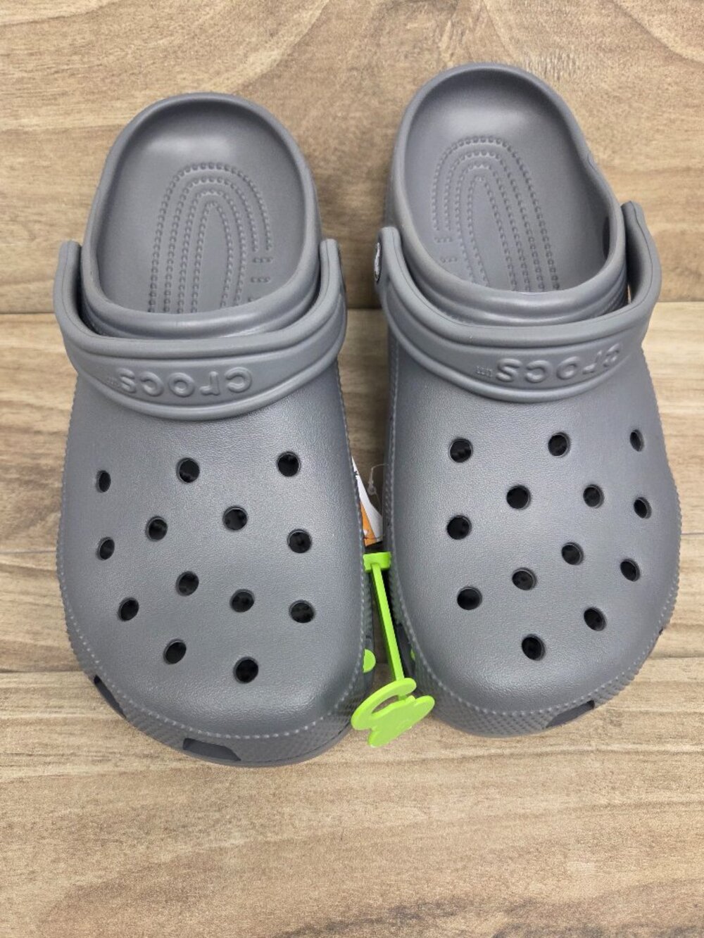 Classic Gray Crocs Clogs New with Tags Men Size 8, Women Size 10